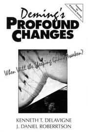 Cover of: Deming's profound changes by Kenneth T. Delavigne