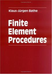 Finite element procedures