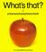 Cover of: What's That? (Campbell Big Board Book)
