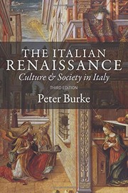 The Italian Renaissance by Peter Burke
