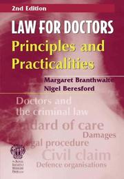 Law for doctors : principles and practicalities