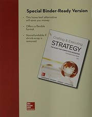 Cover of: Loose Leaf Crafting and Executing Strategy with Connect Access Card