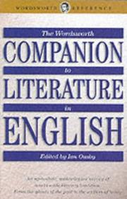 The Wordsworth companion to literature in English