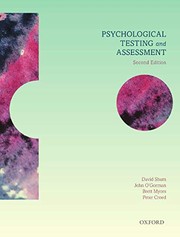 Cover of: Psychological Testing and Assessment 2e