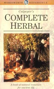 Cover of: Culpeper's Complete Herbal by Nicholas Culpeper