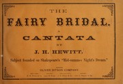 Cover of: The fairy bridal by John Hill Hewitt