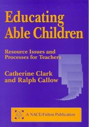 Educating able children : resource issues and processes for teachers