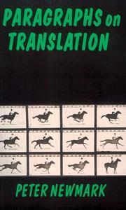 Paragraphs on translation