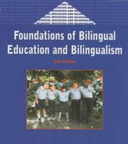Foundations of bilingual education and bilingualism by Baker, Colin