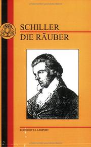 Cover of: Die Räuber by Friedrich Schiller