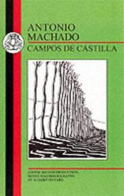 Campos de Castilla by Antonio Machado