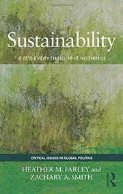 Sustainability by Heather M. Farley