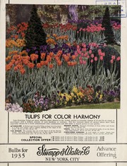 Cover of: Tulips for color harmony: bulbs for 1935 advance offering