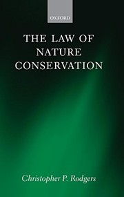 The Law of Nature Conservation by Christopher Rodgers