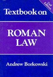 Textbook on Roman law