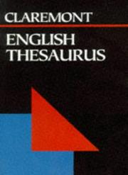 Cover of: English Thesaurus (Claremont Pocket Reference Library)