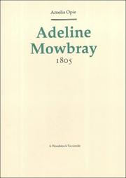 Adeline Mowbray, 1805