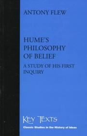 Hume's philosophy of belief : a study of his first inquiry