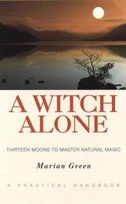 Cover of: A witch alone by Marian Green