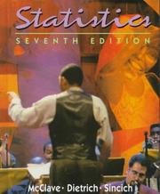 Cover of: Statistics by James T. McClave