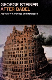 Cover of: After Babel by George Steiner