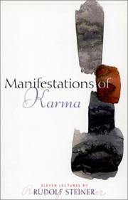 Manifestations of Karma by Rudolf Steiner
