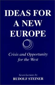 Ideas for a new Europe