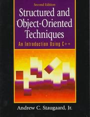 Cover of: Structured and object-oriented techniques: an introduction using C++