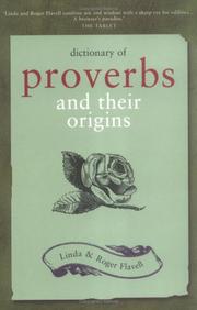 Cover of: Dictionary of Proverbs