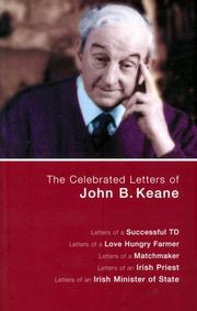 Cover of: The celebrated letters of John B. Keane.