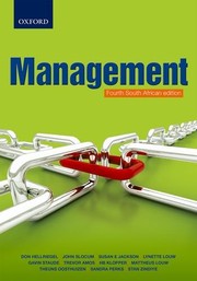 Cover of: Management  4th South African edition