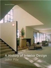 Cover of: A History of Interior Design by John F. Pile