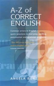 The A to Z of correct English