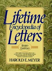 Lifetime encyclopedia of letters by Harold E. Meyer