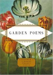 Cover of: Garden Poems