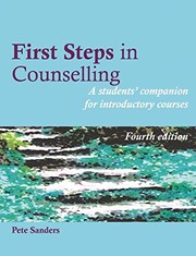 Cover of: First Steps in Counselling