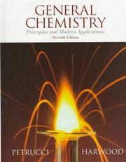 Cover of: General chemistry by Ralph H. Petrucci