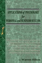 Cover of: Applications of Psychology: for Business & Personal Success