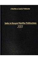 Cover of: Index to Marquis Who's Who Publications 2011
