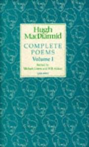 Cover of: Hugh Macdiarmid: Complete Poems Volume 1 (Macdiarmid 2000 S.)
