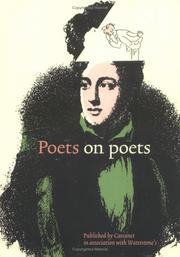 Cover of: Poets on poets