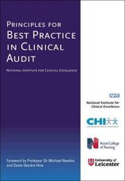 Principles for best practice in clinical audit