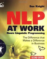 Cover of: NLP at Work: How to Model What Works in Business to Make It Work for You (People Skills for Professionals)
