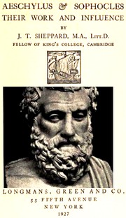 Aeschylus & Sophocles by John Tresidder Sheppard