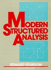 Modern structured analysis by Edward Yourdon