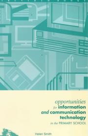 Cover of: Opportunities for Science in the Primary School