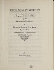 Who's who in Steuben by William Morey Stuart