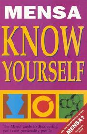 Cover of: Mensa Know Yourself
