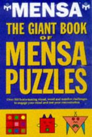 Cover of: The Giant Book of MENSA Puzzles