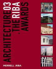 Cover of: Architecture 03: The Riba Awards (Architecture: The Guide to the Riba Awards)